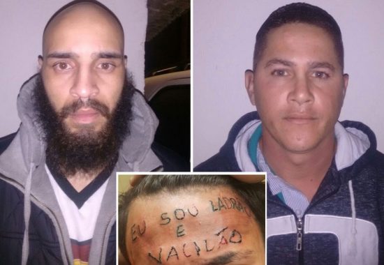 Dupla recebe pena de 3 anos por tatuar adolescente na testa